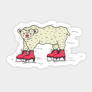 Polar Skating Sticker